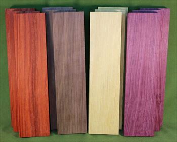 Exotic Wood Craft Pack - 12 Boards 3" x 12" x 7/8"  #916   $79.99